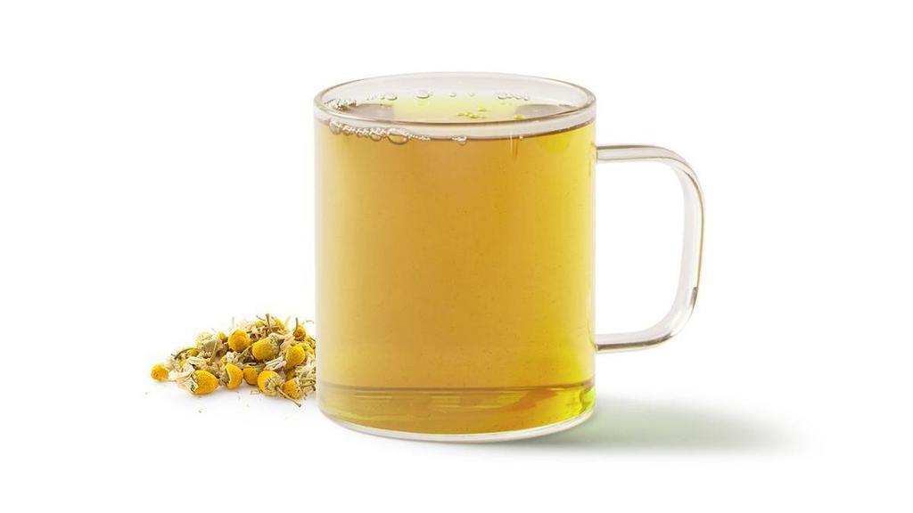 Herbal Infusion|Lemon Chamomile · With an addition of orange peel, this honey colored infusion of lemon and chamomile is light and soothing with a delicate citrus flavor. Our handcrafted Herbal Infusions are blended locally and brewed to create an aromatic, comforting cup full of flavor.