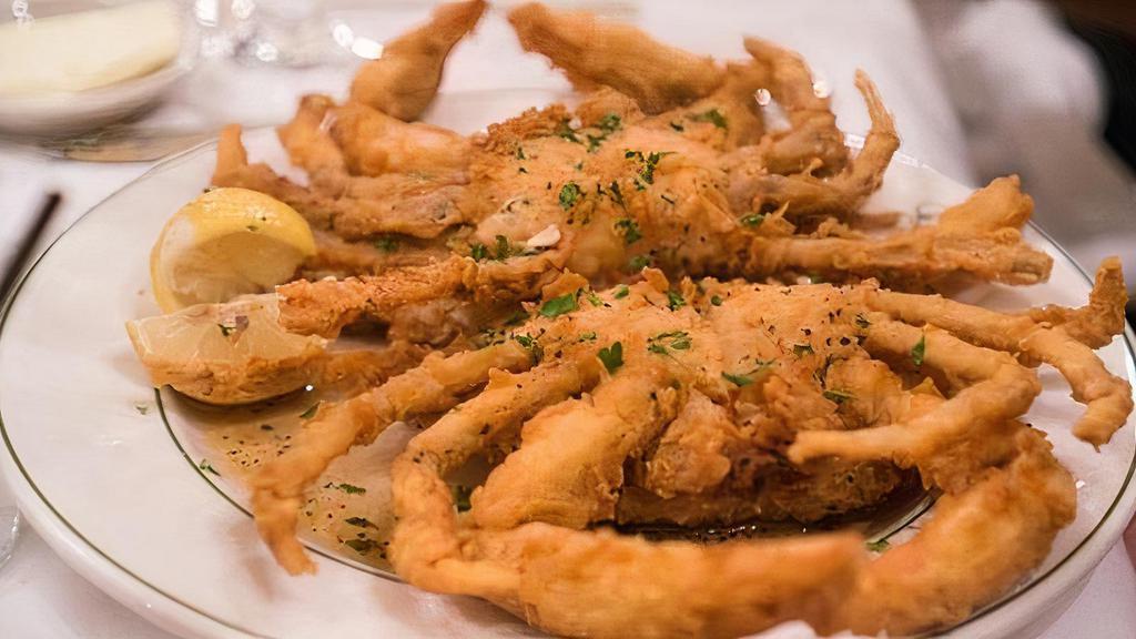 Fried Soft Shall Crab · 2 deep fried to golden crunchy soft shell crab