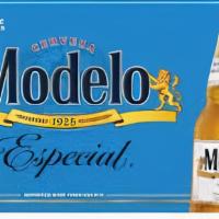 Modelo Especial · Sweet and lightly hoppy pilsner-style lager.
