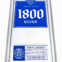 1800 Silver · Fruity, peppery and smooth with 100% Weber blue agave.