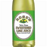 Rose'S Sweetened Lime Juice (12 Oz)
 · Summery lime sweetness in an irresistible syrup.