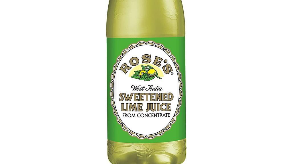Rose'S Sweetened Lime Juice (12 Oz)
 · Summery lime sweetness in an irresistible syrup.