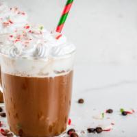 Peppermint Mocha  · Deep, dark espresso shots with steamed milk and chocolate
peppermint.