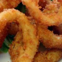 Calamari Ring · Lightly Deef Fried Tender Calamri Rings (8pcs)