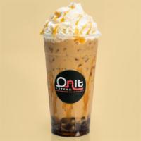 Black Sugar Latte · Espresso, premium milk, and black sugar with your option of iced, or blended