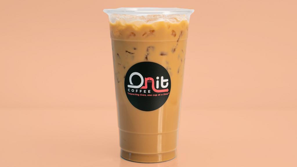 Pumpkin Spiced Latte · Espresso, premium milk, and pumpkin spice with your option of iced, or blended