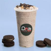 Cookies And Cream Protein Shake · Blended cookies and cream with your choice of milk and with either whey or plantbased protei...
