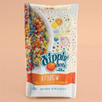 Rainbow Ice · Small dotted ice cream packed inside a pouch