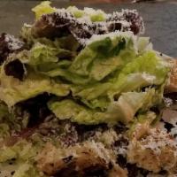 Clara Caesar Salad · romaine | homemade croutons | shaved pecorino | cherry tomato, red onions
