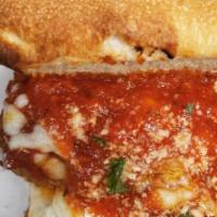Meatball Parmesan · Our special recipe meatballs topped with marinara sauce and Mozzarella cheese.