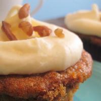 Carrot Cake Cupcake · Old fashion carrot cake with cream cheese frosting.