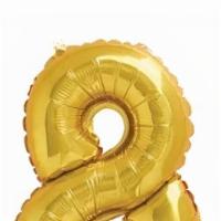 Xl Gold Number Balloon · Specify Number you would like under special instructions.