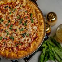 Margherita Pizza · Fresh Mozzarella, Fresh San Marzano Tomato Sauce, Fresh Basil