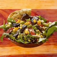 Port Salad · Mixed greens, asparagus, portabellas, butternut squash, roasted red peppers and Gorgonzola s...