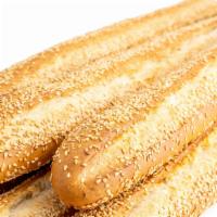 Sesame Baguette · A 24-inch French baguette with aromatic, toasted sesame seeds.