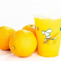 Fresh Squeezed Orange Juice · 10fl oz of freshly-squeezed orange juice.
