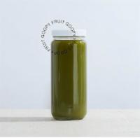Glowy Green Juice 2 · Spinach, Apple, Kale, Ginger, Lemon