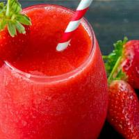 Lemonade Slush (Large 24 Oz) · Pick from any of the flavor(strawberry, mango, peach, or pineapple) non dairy