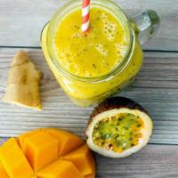 Passion Mango Blend (Large 24 Oz) · A combination of passion fruit and mango.
