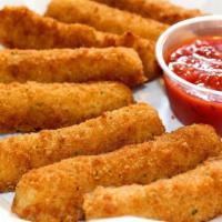 Mozzarella Sticks · Come with 5 mozzarella sticks.