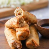 Vietnamese Pork Spring Rolls (5) · These delicious pork spring rolls  are great for casual snacking.