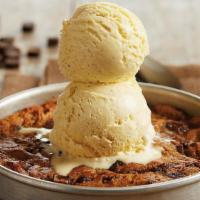 Bj'S Chocolate Chunk Pizookie® · Dive into this ooey, gooey, fresh-baked chocolate chunk cookie topped with two scoops of our...