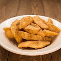 Potato Wedges · Served for four. 110 calories.