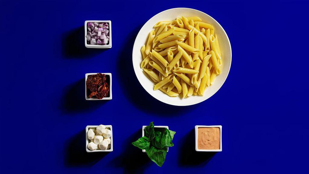 Penne · Build your own pasta with your choice of sauce, toppings, and garnishes!