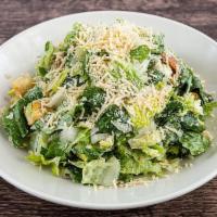 Caesar Salad · Crisp romaine, rustic croutons & eggless Caesar dressing.