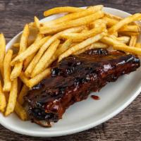 Beef Rib · Grilled with BBQ sauce.