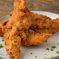Chicken Tenders · 3 Chicken tenders. 2 dipping sauces included