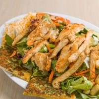 Grilled Chicken Salad · Grilled Chicken Salad includes: 

House Marinated Grilled Chicken Breast
Romaine and Iceberg...