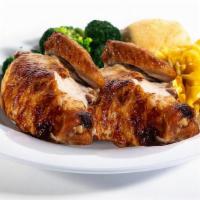 Half All-White Rotisserie Chicken · For the Rotisserie Purist. All-natural, never frozen white meat chicken marinated with the p...