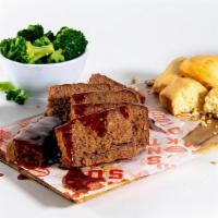 Meatloaf  · The tastiest thing since sliced bread. Rich, savory meatloaf made with special seasonings, o...