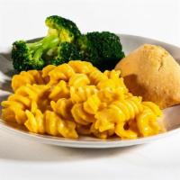 Kid Mac & Cheese · Cheesier than your dad’s jokes – our mac and cheese uses rotini pasta, so the spirals hold m...