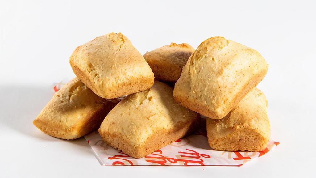 Cornbread · Not a slice. Not a piece. But your own mini-loaf. It’s baked-fresh in our ovens to create an irresistible toasty, golden crust and an unbelievably sweet, tender center.