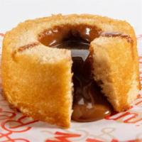 Salted Caramel Lava Cake For 2 · Moist cake with a salty caramel warm lava filling.