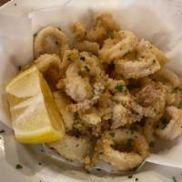Crispy Calamari · Served with homemade Marinara Sauce