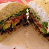 Italian Blta Sandwich · Bacon, Arugula, Tomatoes, Avocado & Basil Herb Aioli