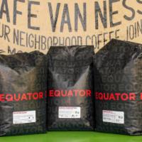 Coffee (16 Oz.) · Hot only. Equator coffee beans, available in French, house, Sumatra.