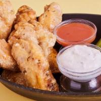 Garlic Parmesan Wings · Classic Bone-In Chicken Wings seasoned with garlic and parmesan.