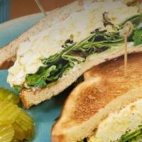 Egg Salad Sandwich · White bread, mayonnaise, egg salad.