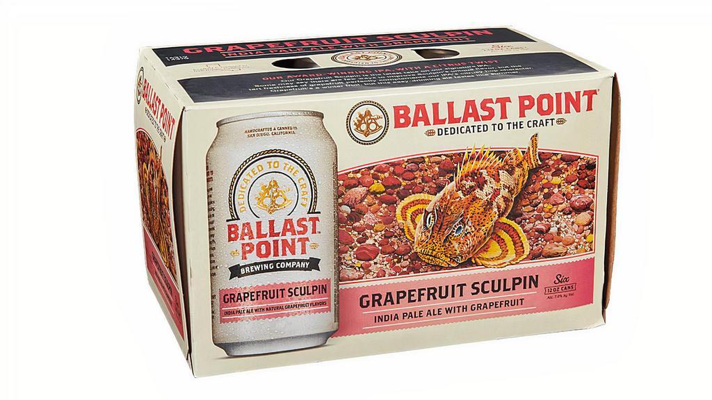 Ballast Point Sculpin Grapefruit | 6-Pack, Cans · 