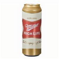 Miller High Life | 24 Oz Can · 