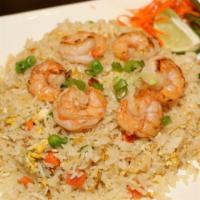 Shrimp Fried Rice · shrimp with vegetables , egg