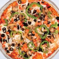 Garden Veggie Pizza 12