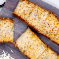 Garlic Cheese Bread · Our garlicky cheesy loaf rounds out any meal. Add it to pizza. Add it to chicken. Add it to ...