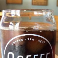 Cold Brew · Over coffee ice cubes.