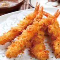 Panko Shrimp · 4 PCS / BREAD BATTERED DEEP FRIED SHRIMP SERVED WITH SPICY MAYO