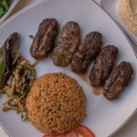 Kofte (Katlet) · Ground beef patties seasoned with minced onions and parsley.